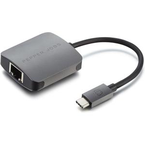 PEPPER JOBS USB C to Ethernet Adapter, Gigabit Ethernet Adapter to USB 3.0 Type-C Ethernet Network Adapter, Portable Thunderbolt Adapter, Laptop USB C Hub forMacBook Air/Pro, XPS, USB-C Device