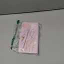 UEEBAI Wallet Case for iPhone 14 Plus/15 Plus, PU Leather Phone Case Kickstand RFID Blocking Flip Case Card Slots Wrist Strap Relief Engraved Pattern Magnetic Closure Flower Folio Case, Lavender