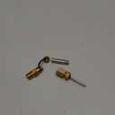 Roastove Brass Gauge Adaptor 1/ 4 NPT Female, 2-1/ 2 OAL x 1-2/ 5" x 1/ 8" Probe with Stainless Steel Sheath, Pressure Gauge Fitting kit