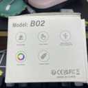 2 x Amouhom LED Wall Sconce with Remote Touch Control Wall Mounted Night Light 5 Brightness Levels &7 Colors with 2500 mAh Battery 360 Rotating Bedside Lamp for Bedroom Living Room (B02-white)