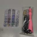 Worthofbest Hotfix Rhinestone Setter, Hot Fix Applicator Tool Bedazzler Kit with rhinestones, Kit, Hot Fixed Wand for Clothes Clothing Fabric Crafts, 5000 Pcs, AB Crystal, Clear, 3 Gems Sizes, Tips