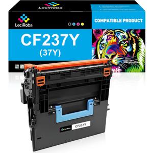 LeciRoba 37Y Black Extra 41,000 High-Yield Toner Cartridge Replacement for HP 37Y CF237Y Works with Laserjet Enterprise M608, M609 Series, Enterprise MFP M631, M632, M633 Series (1-Pack)