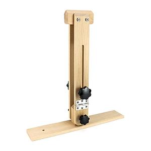 QWORK Leather Stitching Pony, Leather Craft Hand Stitching Pony Horse Improved Wood Table Desktop Pony Horse Clamp for Leather Clamping DIY Hand Stitching