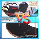 Nattork 27"x 8" Complete Skateboard for Beginners Youth Teens Kids Boys or Girls with Plastic Deck ABEC 7 Bearings
