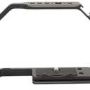 Qiilu Camera Video Cage for R10 Aluminum Alloy Protective Film Movie Making Camera Rig with Arca Type QR Plate Cold