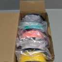 3D Printer Filament PLA 1.75mm 3-D Printing Materials 5 Colors Bundle Print Filimate 1.75 mm White Silver Pink Green Yellow Filiment1.75 Accuracy 0.02mm Fillament Spool Vacuum Pack 250G X 5