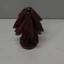 Natural Foldable Black Walnut Wooden Trivet Set - 4 Trivets + 1 Stand for Hot Dishes, Pot, Bowl, Teapot, Hot Pot Holders(Black Walnut)