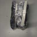 2 x Kids Heated Socks - Boys and Girls Electric Heating Wool Knee High Skiing Socks, 5000mAh Battery Pack (Small-Medium, Black)