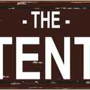 The Henitentiary Sign Chicken Coop Rustic Metal Street Sign or Door Name Plate Plaque Home Patio Garden Bar Farm House Garage Wall Decor Brown Tin Signs 16 X 4 Inch