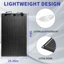 220W Flexible Solar Panels,Bendable