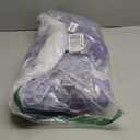 Peomeise 100pcs Purple Spandex Chair Sashes with Buckle Slider for Wedding, Party Decoration, 13.8*5.5 inch