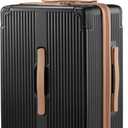 LOVEVOOK Carry On Luggage 22x14x9 Airline Approved, 20 Inch Hard Shell Suitcases with Spinner Wheels, PC Hardside Small Carry On Suitcase with TSA Lock for Women Men Travel
