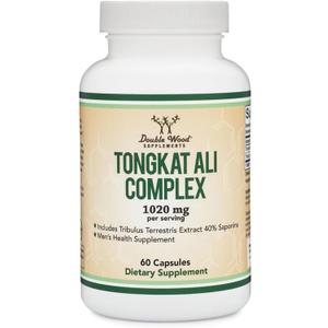 Tongkat Ali 1,020mg, 200:1, Hormone Support For Men + Women, 60 Capsules, BBD: 07/2028