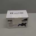 KLEVVO Wood Stove Fan Heat Powered, Strong Magnetic Fireplace Fan, 【Ultra Quiet & High Speed & Non Electric】 Auto Thermal Fireplace Fans Heat Powered with Thermometer, Wire Rope, Dual Blade