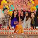 The Life of A Birthday Showgirl Party Decorations - Upgraded Decor Happy Birthday Supplies Hanging Swirls Banner Cake Topper Cupcake Toppers Balloons Merch Stuff