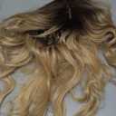 HAIRCUBE Long Layered Synthetic Hair Wigs for Women with Bang (Blonde with Dark Roots)