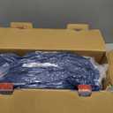 Homemate Electric Heated Blanket King Size - 100"x90" Heating Blanket King Size Dual Control 1/2/4/6/8 Hours Auto-Off 10 Heat Level Over-Heat Protection Soft Flannel Sherpa, Blue, Striped