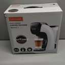 Warriors1 Coffee Maker for Keurig K Cup, Espresso Machine for Nespresso Original, Dolce Gusto Coffee Pods, Ground Coffee, Coffee Machine for Cappuccino & Latte, Programmable, 20 Bar, 28 oz Reservoir (White)