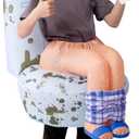 Spooktacular Creations Kids Halloween Inflatable Costumes, Sitting on a Toilet Inflatable Costume, Funny Blow Up for Halloween Cosplay Themed Parties