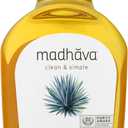MADHAVA Organic Light Agave, 100% Pure Organic Blue Agave Nectar | Natural Sweetener, Sugar Alternative | Vegan | Organic | Non GMO | Liquid Sweetener | 23.5 Ounce
, Best By: 03/24/28