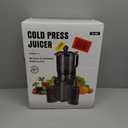 Juicer Machines with 5.8" Large Feed Chute, Cold Press Juicer for Whole Vegetables and Fruits 400W, Slow Masticating juicer Easy to Clean Juice Extractor Machine High Juice Yield (Titanium Gray)