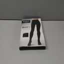 RubyRunk Fleece Lined Tights for Women, Warm Pantyhose leggings Women, Thermal Opaque Tights for Winter (Black)