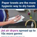 Tork Natural Paper Hand Towel Roll H21 100% Recycled Fiber, Universal Fit 6 Rolls x 800 Ft (RK8002)