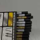 ARTISTRO 12 Oil-based Gold & Silver Paint Pens- 0.7mm Extra-Fine Markers for Tire, Wood, Rock, Fabric, Glass, Ceramic, Metal, Plastic, and More - Quick Dry, Waterproof