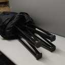 Suteck Oversized Heated Camping Chair - Fully Thicker Padded Heated Chairs for Outdoor Sports W/3 Heat Levels for Back & Seat, Heated Folding Chair for Adults with Carry Bag- Battery NOT Included, (Glossy Black)