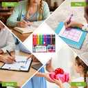 14 Colors Retractable Erasable Gel Pens, Fine Point, Assorted Color Inks for Drawing Writing, Office - Gift Set for Students, Kids & Artists