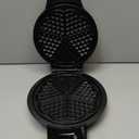 Mueller Heart 5 Waffle Maker, Waffle Iron, Adjustable Browning Control & Nonstick, Cool Touch Handle, Easy to Clean, Small Kitchen Appliances