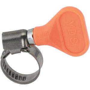 YDS Butterfly Stainless Steel W2 Hose Clamp, Turn Key, 10-16 mm (3/8" to 5/8") Diameter Ranger, 9 mm Bandwidth (Pack of 10)