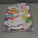 8 Pcs Easter Yard Signs Garden Decoration Outdoor Yard Signs Egg Bunny Rabbit Carrot Basket Chicken with Stakes for Easter Party Decorations Lawn Photo Props Patio Walkway