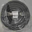 U-Shape Edge Banding - Fits 1/2" Edge, Rubber Trim for Sharp/Rough Surfaces, Veneer, Sheet Metal, Tables, Cars, Trucks, Boats & More - 20FT (Black)