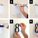 Distinctions 844715 Black Upgraded 5" Floating House Number 5, 5-Inch