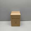 Small Beside Table Lamp, Wood Tripod Table Lamp with White Fabric Shade, Cute Boho Nightstand Minimalist Desk Lamp for Bedroom Living Room Nursery Kids Room Office Dorm, Bulb Not Included