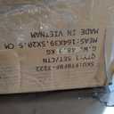 DWVO Queen Size Bed Frame with Bookcase Headboard and 4 Storage Drawers, RGB LED Bed Frame with Type-C & USB Charging Station Storage Headboard Bed, No Box Spring Needed, Noise Free, Antique White