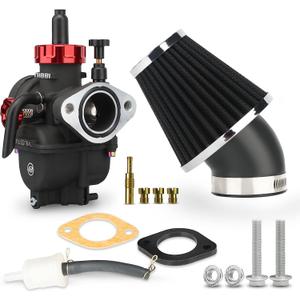 NIBBI PE22 Carburetor Kit, 22mm Carburetor with Carb Jets - Fit for 110cc 125cc 130cc Dirt Bike Pit Bike Apollo TaoTao Lifan Kayo SSR