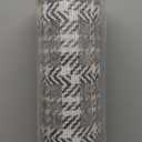 DEXI Entryway Door Mat Inside, Front Entrance Doormat Thin Low Profile, Non Slip Mats Absorbent for Home Entry Floor, 24x36, (Checkered Grey)