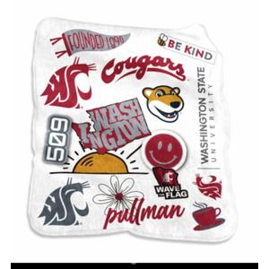 Washington State University Raschel Blanket 60"x70"