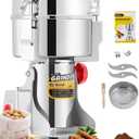 CGOLDENWALL 2500g Electric Grain Grinder Mill Safety Upgraded 3600W High-speed Spice Herb Grinder Commercial Superfine Machine Dry Cereals Pulverizer CE 110V (2500g Swing Type)