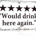 YVHOGTA Funny Bar Metal Sign Would Drink Here Again Vintage Beer Sign for Home Bar Garage Man Cave Wall Decor Gifts for Men 12x8 Inch