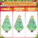 Gueevin 102 Pcs Magic Foam Texture Painting Kit Gifts 36 Pcs 3D Foam Texture Paper Puffy Paint 24 Colors Markers 6 Water Brush 36 Bead Chains for Drawing Holiday DIY Craft Party Supplies(Assorted)