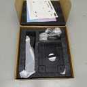 Smart Gate Lock, Electronic Gate Locks for Outdoor Fence, Keyless Smart Rim Lock, Electric Sided Keypad Locks with App Control, IC Card, Keys Touchscreen Perfect for Fence and Outdoor (Black)