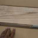 24 Inch Rustic Wood Floating Shelves Farmhouse Wooden Wall Shelves for Bathroom Bedroom Living Room Kitchen Office Set of 4 Light Brown