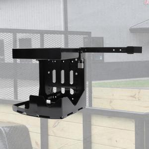 ELITEWILL Adjustable Trailer Backpack Blower Rack Holder with Lock Fit for Stihl Echo Husqvarna Leaf Blowers for Open and Enclosed Landscape Trailer & Truck Wall Mount Lawn Care Accessories