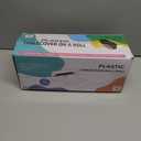 54IN X 320FT Plastic Table Cover Roll with Cutter Box, Cut to Size Plastic Table Cloths for Parties, Birthday, Disposable Tablecloth Roll for All Shape Tables (Gold, 54 Inch X 320 Feet)