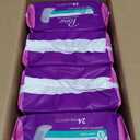 Poise Incontinence Pads & Postpartum Incontinence Pads, 3 Drop Light Absorbency, Long Length, 96 Count (4 Packs of 24)