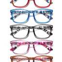 CCVOO Reading Glasses for Women/Men, Eyeglasses, Blue Light Readers for Women/Men, Computer Eye Glasses, Cheaters +5.0