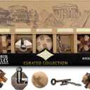 Project Genius True Genius CURATED Collection  Variety Pack, Assembly Puzzle, Disassembly Puzzle, Brain teasers, Adult Puzzle, Wooden and Metal Brain Teasers